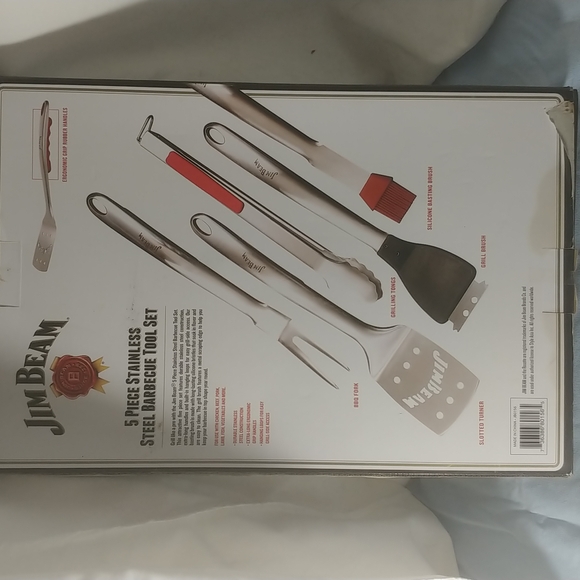 Jim Beam 5pc bbq tool set - Picture 2 of 3